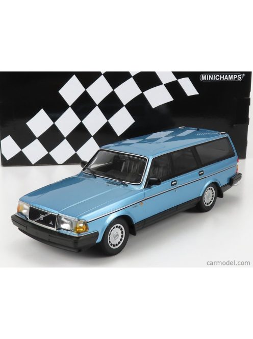 Minichamps - 1:18 Volvo 240 Gl Break - 1986 - Blue