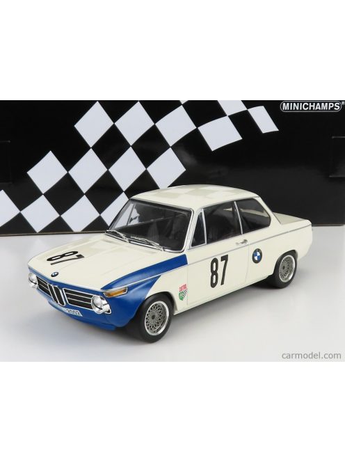 Minichamps - Bmw 2002 Team Tik Bmw Ag N 87 Brno 1969 Hubert Hahne White Blue