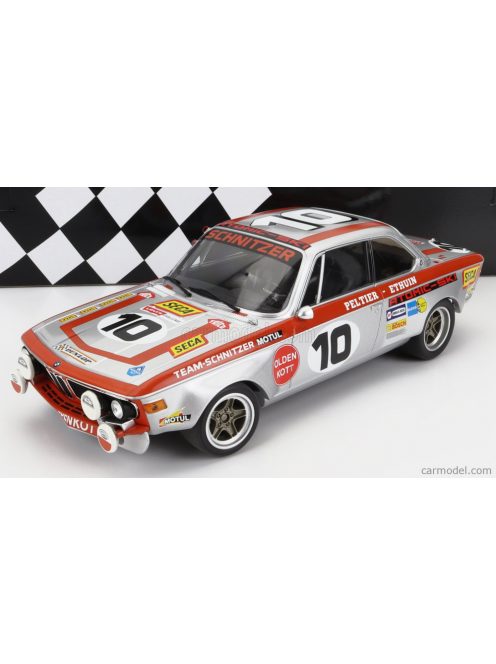 Minichamps - Bmw 2800 Cs Team Schnitzer Motul N 10 24H Spa 1972 J.Fitzpatrick - A.Peltiere - C.Ethuin White Red