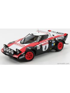   Minichamps - Lancia Stratos Hf Pirelli N 4 Winner Rally Sanremo 1978 M.Alen - L.Kivimaki Red Black White