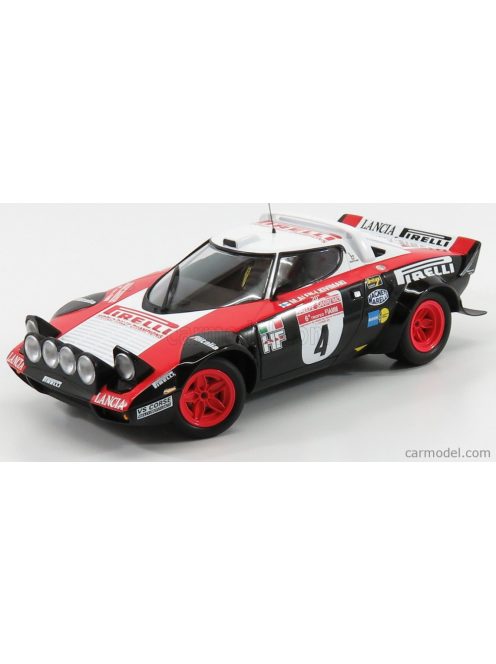 Minichamps - Lancia Stratos Hf Pirelli N 4 Winner Rally Sanremo 1978 M.Alen - L.Kivimaki Red Black White