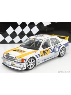   Minichamps - Mercedes Benz 190E 2.5 16 Evo Ii Team Ms-Jet Racing N 16 Dtm Season 1990 F.Biela Silver Yellow Blue