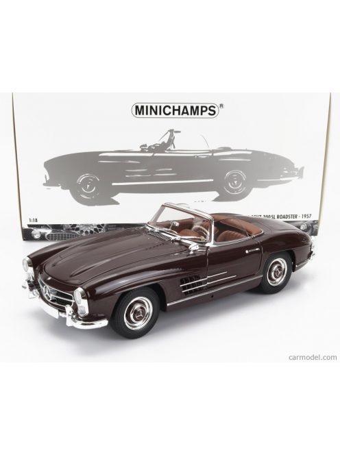 Minichamps - Mercedes Benz 300Sl Roadster Spider (W198) 1957 Dark Red