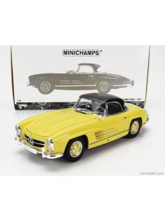   Minichamps - Mercedes Benz 300Sl Roadster (W198) Cabriolet Hard-Top 1958 Yellow