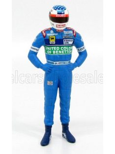 Minichamps - FIGURES JEAN ALESI BENETTON F1 1997 LIGHT BLUE