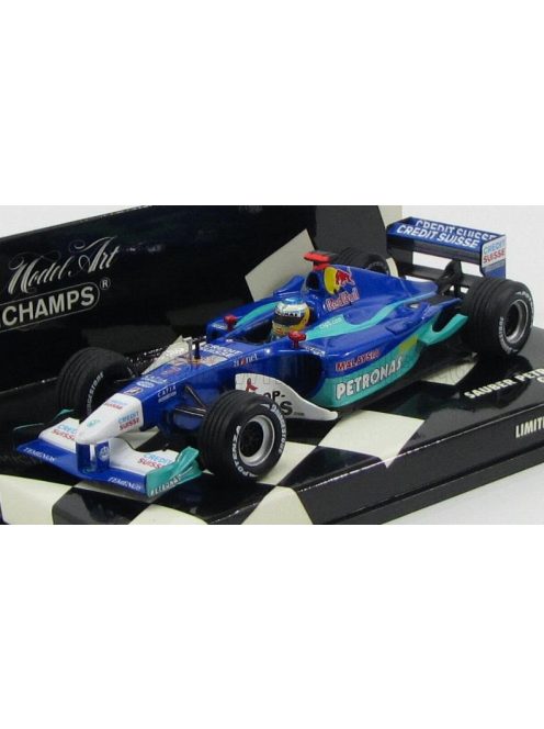 Minichamps - SAUBER F1  C21 PETRONAS N 7 GP USA 2002 N.HEIDFELD BLUE MET GREEN