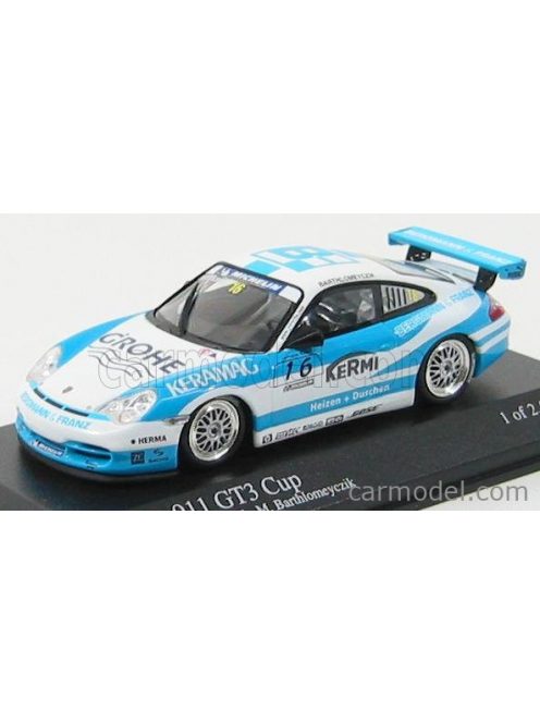 Minichamps - Porsche 911 Gt3 Cup N 16 Carreracup 2005 Barthlomeyczik White Blue