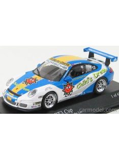   Minichamps - Porsche 911 Gt3 N 13 Carrera Cup Asia Macau 2007 M.Lee Light Blue White