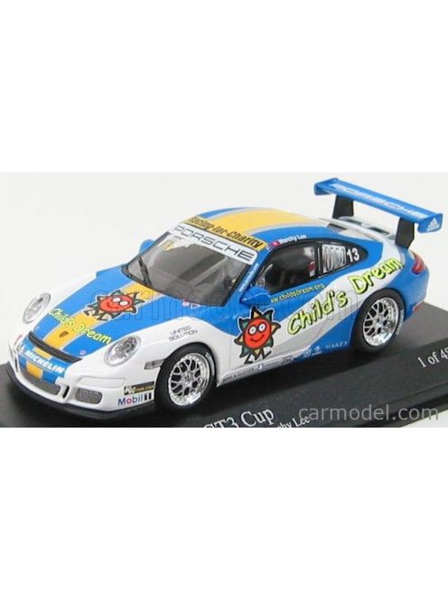 Minichamps - Porsche 911 Gt3 N 13 Carrera Cup Asia Macau 2007 M.Lee Light Blue White