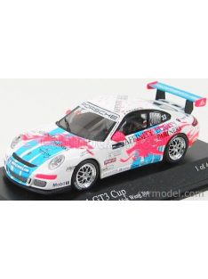   Minichamps - Porsche 911 Gt3 N 33 Carrera Cup Asia Macau 2007 M.Weng Sun White Light Blue Red