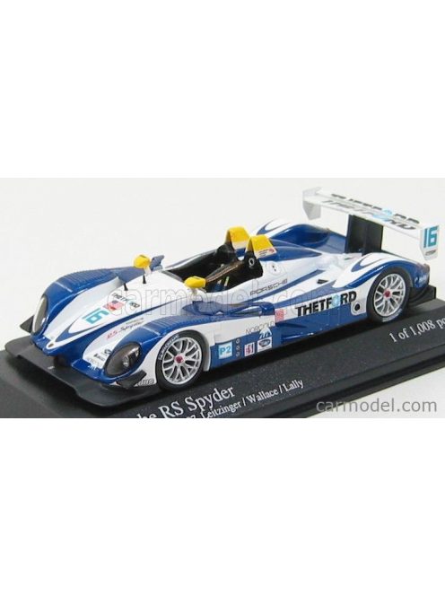 Minichamps - Porsche Rs Spider N 16 Dyson Racing 12H Sebring 2007 Wallace - Leitzinger - Lally White Blue