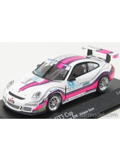   Minichamps - Porsche 911 Gt3 N 56 Snow Racing Imsa Challenge Sebring 2008 M.Snow White Pink