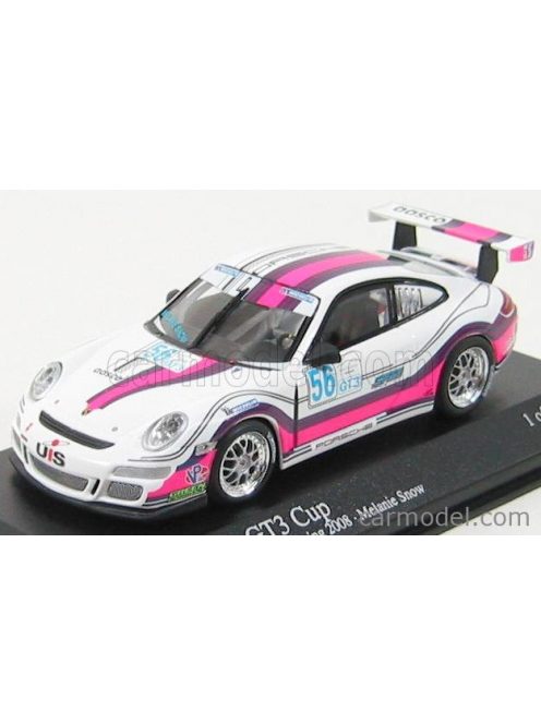 Minichamps - Porsche 911 Gt3 N 56 Snow Racing Imsa Challenge Sebring 2008 M.Snow White Pink