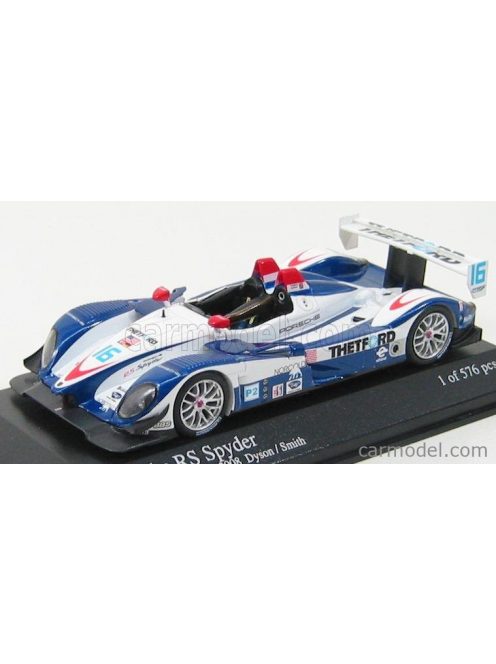 Minichamps - Porsche Rs Spider N 16 4Th 12H Sebring 2008 Dyson - Smith White Blue