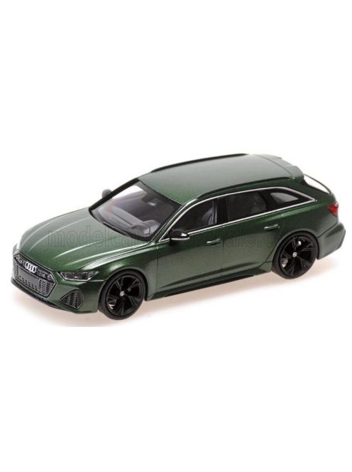 Minichamps - AUDI A6 AUDI RS6 AVANT SW STATION WAGON 2019 MATT GREEN 