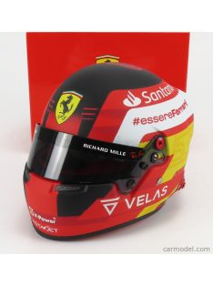   Mini Helmet - Bell Helmet F1 Casco Helmet Scuderia Ferrari Season 2022 Carlos Sainz Red White