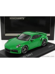   Minichamps - Porsche 911 992 Turbo S Coupe Sport Design 2021 Green