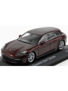   Minichamps - PORSCHE PANAMERA 4S DIESEL SPORT TURISMO 2017 BURGUNDY MET