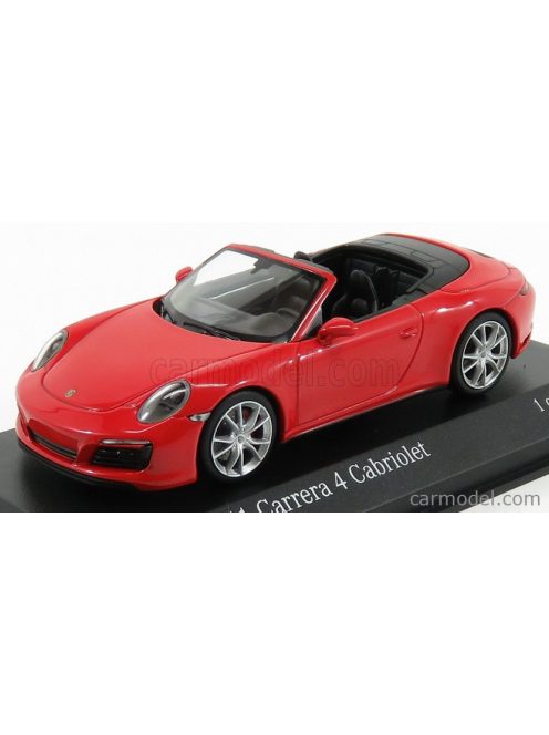 Minichamps - Porsche 911 991-2 Carrera 4S Cabriolet 2017 Red