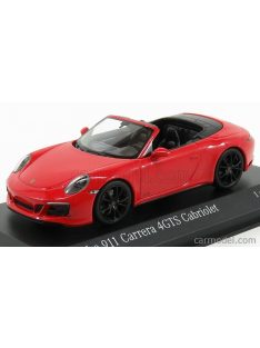   Minichamps - Porsche 911 991-2 Carrera 4 Gts Cabriolet 2017 Red