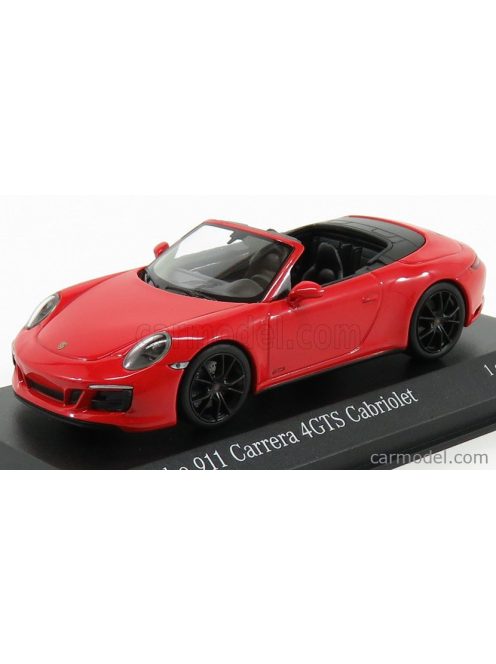 Minichamps - Porsche 911 991-2 Carrera 4 Gts Cabriolet 2017 Red