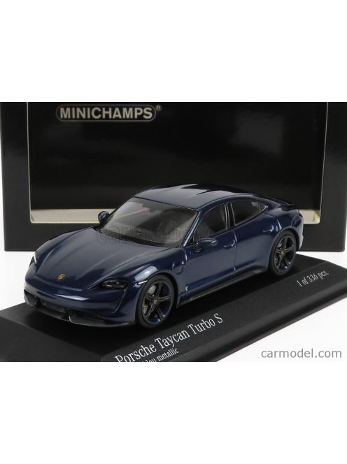 Minichamps - Porsche Taycan Turbo S Cross 2020 Blue Met