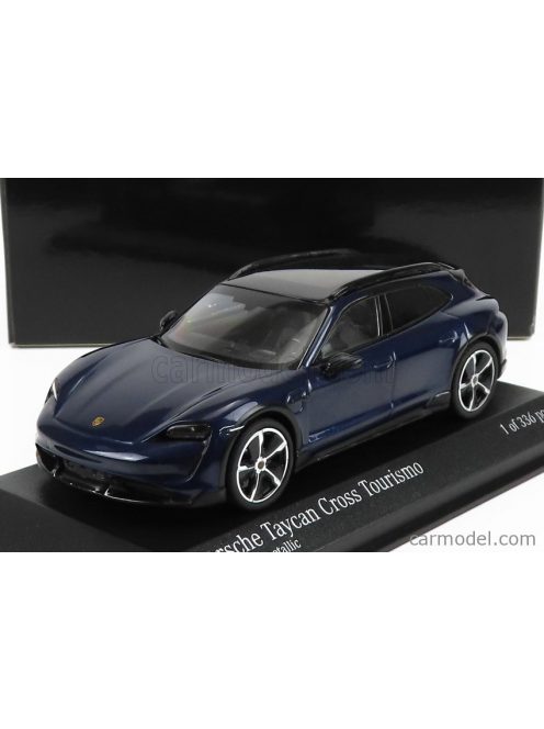 Minichamps - Porsche Taycan Turbo S Cross Turismo 2021 Blue Met