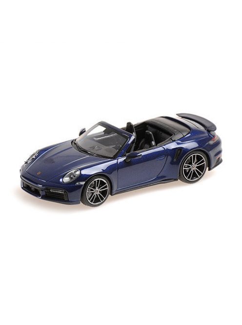 Minichamps - 1:43 Porsche 911 (992) Turbo S Cabriolet - 2019 - Blue Metallic