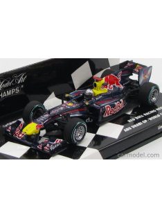   Minichamps - Red Bull F1 Rb6 N 5 Winner Abu Dhabi Gp 2010 Sebastian Vettel World Champion Blue Red Yellow