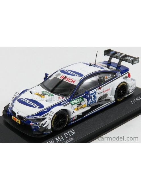 Minichamps - Bmw 4-Series M4 Team Rmg N 24 Season Dtm 2014 M.Maxime White Blue