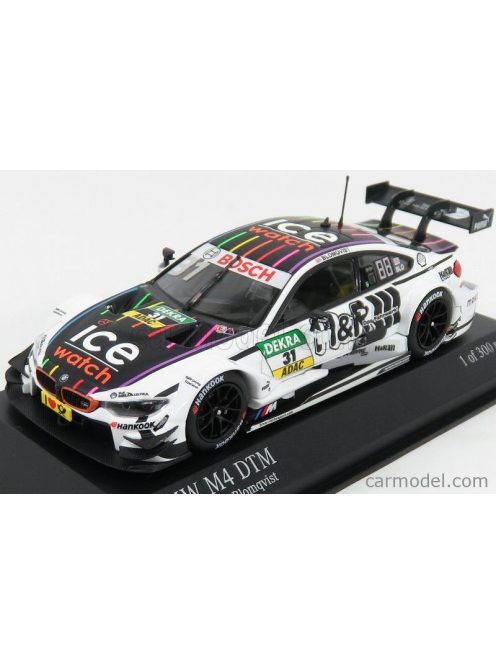 Minichamps - Bmw 4-Series M4 (F82) Team Rbm N 31 Season Dtm 2016 T.Blomqvist White Black