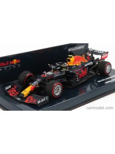   Minichamps - Red Bull F1 Rb16B Honda Ra620H Team Aston Martin N 11 Winner Azerbaijan Gp 2021 Sergio Perez Matt Blue Yellow Red