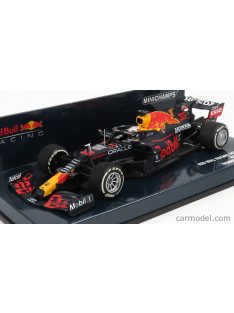   Minichamps - Red Bull F1 Rb16B Honda Ra620H Team Aston Martin N 33 Winner French Gp 2021 Max Verstappen Matt Blue Yellow Red