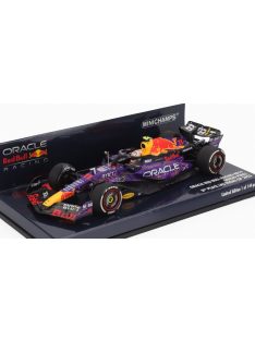   Minichamps - RED BULL F1  RB19 TEAM ORACLE RED BULL RACING N 11 3rd LAS VEGAS USA GP 2023 SERGIO PEREZ PURPLE YELLOW RED