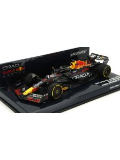   Minichamps - RED BULL F1  RB19 TEAM ORACLE RED BULL RACING N 1 WORLD CHAMPION WINNER ABU DHABI GP 2023 MAX VERSTAPPEN MATT BLUE