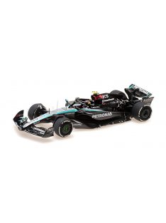   Minichamps - MERCEDES GP  F1  W15 EQ PERFORMANCE TEAM AMG PETRONAS MOTORSPORT N 44 SEASON 2024 LEWIS HAMILTON BLACK SILVER GREEN