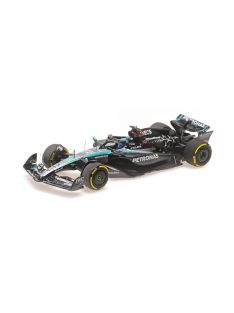   Minichamps - MERCEDES GP  F1  W15 EQ PERFORMANCE TEAM AMG PETRONAS MOTORSPORT N 63 SEASON 2024 GEORGE RUSSELL BLACK SILVER GREEN