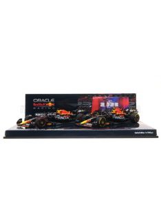   Minichamps - RED BULL SET 2X F1  RB19 TEAM ORACLE RED BULL RACING N 1 WORLD CHAMPION 2nd SPRINT RACE + WINNER QATAR GP 2023 MAX VERSTAPPEN MATT BLUE