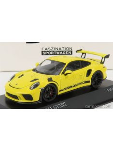   Minichamps - Porsche 911 991-2 Gt3 Rs Coupe 2018 - Black Rims Racing Yellow