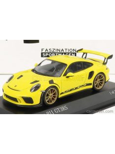   Minichamps - Porsche 911 991-2 Gt3 Rs Coupe 2018 - Golden Rims Racing Yellow