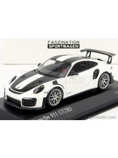   Minichamps - Porsche 911 991-2 Gt2 Rs Weissach Package Coupe 2018 White Black