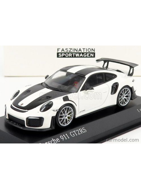 Minichamps - Porsche 911 991-2 Gt2 Rs Weissach Package Coupe 2018 White Black