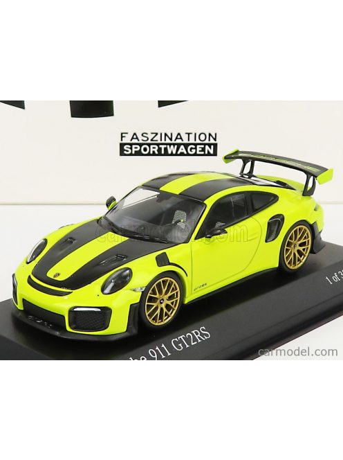 Minichamps - Porsche 911 991-2 Gt2 Rs Weissach Package Coupe 2018 Acid Green