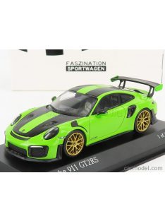   Minichamps - Porsche 911 991-2 Gt2 Rs Weissach Package Coupe 2018 Green Black