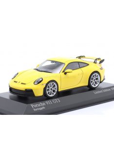   Minichamps - PORSCHE 911 992 GT3 COUPE 2020 - SILVER RIMS YELLOW