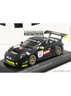   Minichamps - Porsche 911 991 Gt3-R Team Iron Force N 8 Test Vln2 Nurburgring 2019 L.Luhr - A.De Leener - J.E.Slooten - S.Jans Matt Black