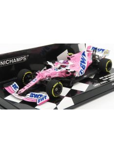   Minichamps - MERCEDES BWT F1  RP20 TEAM SPORTPESA RACING POINT N 18 SEASON 2020 L.STROLL PINK MATT BLUE