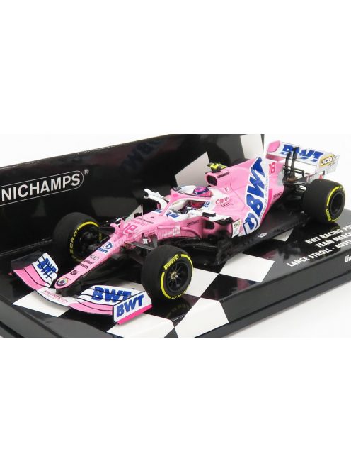 Minichamps - MERCEDES BWT F1  RP20 TEAM SPORTPESA RACING POINT N 18 SEASON 2020 L.STROLL PINK MATT BLUE