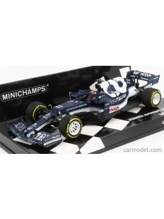   Minichamps - Alpha Tauri F1 At02 Honda Ra620H Team Alpha Tauri N 22 Bahrain Gp 2021 Yuki Tsunoda White Blue