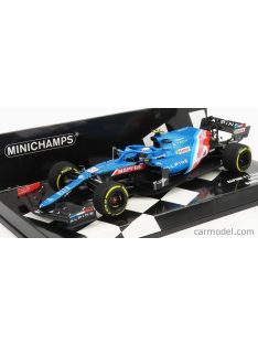   Minichamps - Renault F1 A521 Renault E-Tech 20B Team Alpine N 31 Bahrain Gp 2021 Esteban Ocon Blue Met Red White